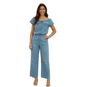 Y2k 90s Newport News Jeanology Denim Jumper, Womens 8